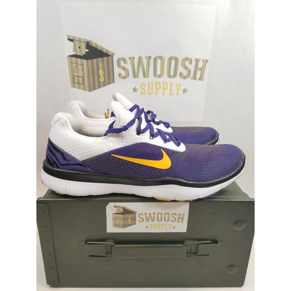 Nike LSU Tigers Free Trainer V7 Week Zero Mens 8 AA0881 500 New